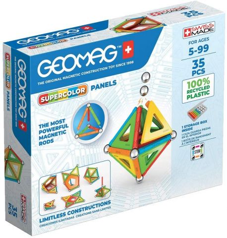 GEOMAG GREEN SUPER COLORS PANELS  TOY PARTNER