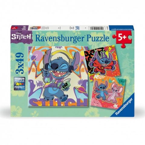 PUZZLE 3X49 PZAS STITCH RAVENSBURGUER 