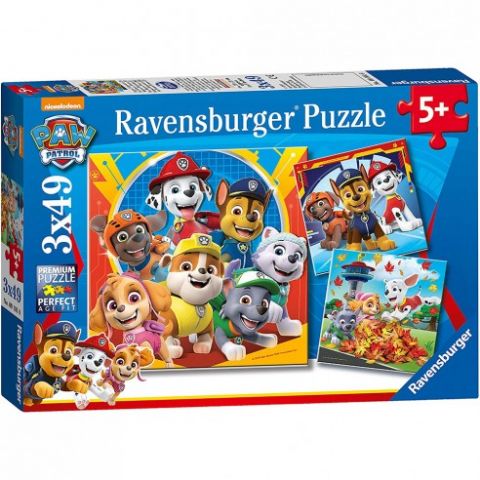 PUZZLE 3X49 PZAS PATRULLA CANINA RAVENSBURGUER