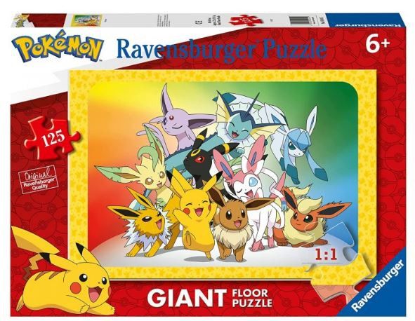 PUZZLE SUELO 125 PZAS POKÈMON RAVENSBURGER 