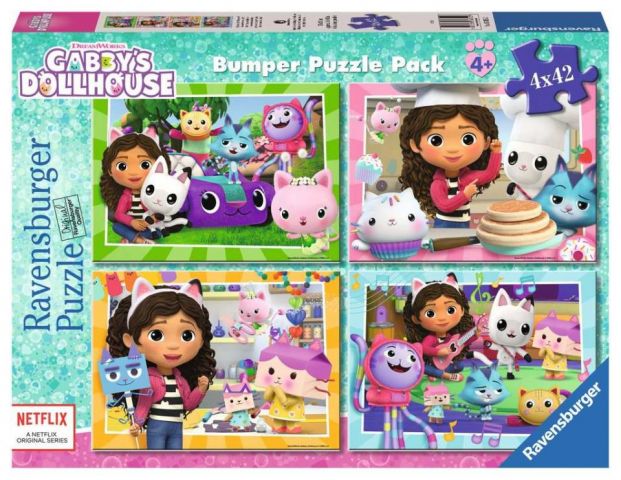 PUZZLE 4X42 PZAS GABBY´S DOLLHOUSE  RAVENSBURGUER