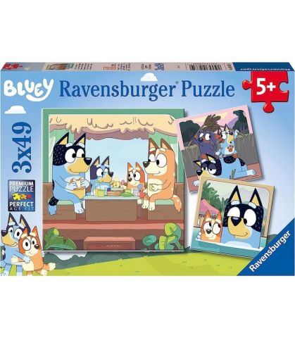 PUZZLE 3X49 PZAS BLUEY RAVENSBURGUER