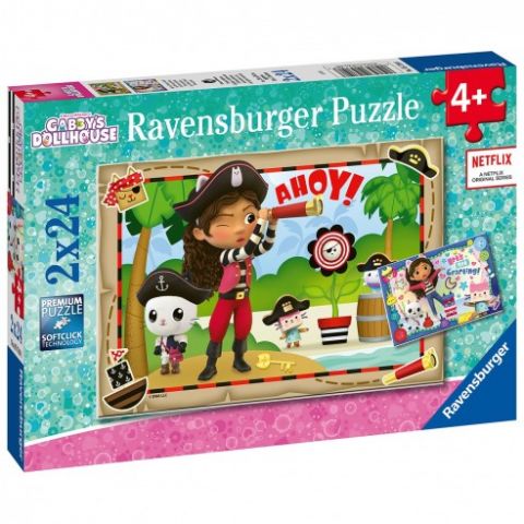 PUZZLE 2X24 PZAS GABBY DOLL HOUSE  RAVENSBURGUER 