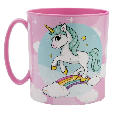 TAZA UNICORNIO ARCOIRIS MICRO 390 ML STOR