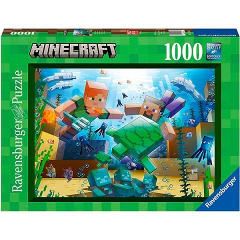 PUZZLE 1000 PZAS MINECRAFT RAVENSBUGER 