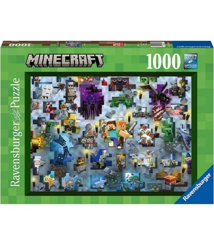 PUZZLE 1000 PZAS MINECRAFT MOBS RAVENSBURGUER