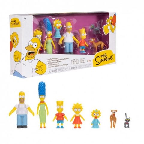 MULTIPACK FIGURAS LOS SIMPSONS 6 CM JAKKS PACIFIC