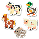 BABY PUZZLE ANIMALES DE GRANJA