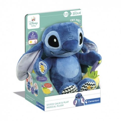 STITCH PELUCHE MUSICAL BEBE CLEMENTONI 