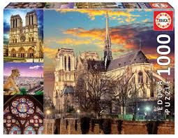 PUZZLE 1000 PZAS COLLAGE NOTRE DAME  EDUCA