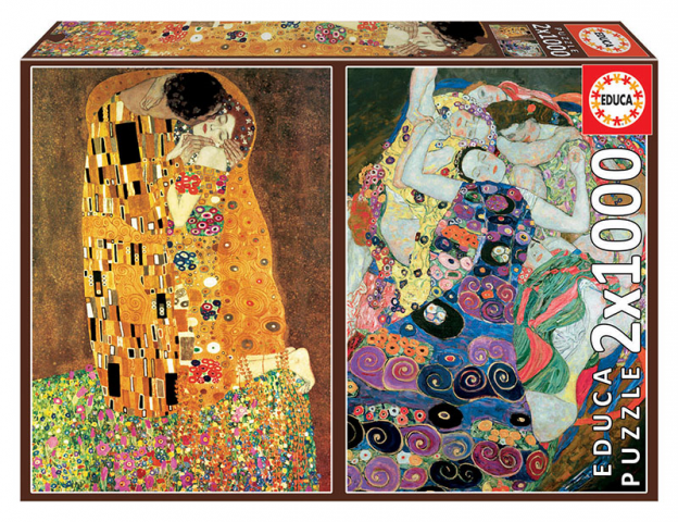 PUZZLE 2X1000 PZAS GUSTAV KLIMT  EDUCA