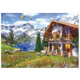 PUZZLE 4000 PZAS HOGAR EN LOS ALPES EDUCA