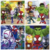 PUZZLE MALETA PROGRES. SPIDEY 6-9-12-16 EDUCA