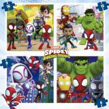 PUZZLE MALETA PROGRES. SPIDEY 6-9-12-16 EDUCA