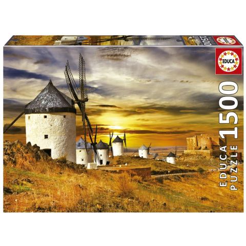 PUZZLE 1500 PZAS MOLINOS DE VIENTO EDUCA