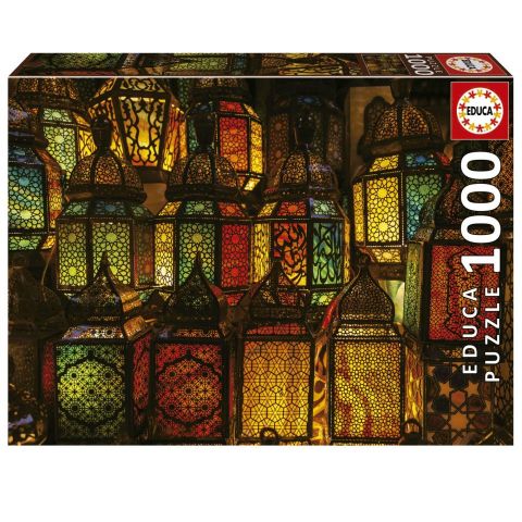 PUZZLE 1000 PZAS COLLAGE DE FAROLES EDUCA