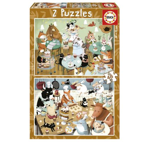 PUZZLE 2X48 PZAS CUENTOS DEL BOSQUE EDUCA