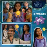 PUZZLE 2X48 PZAS WISH EL PODER DE LA MAGIA EDUCA