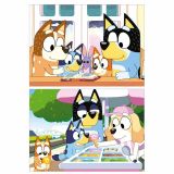 PUZZLE MALETA 2X48 PZAS BLUEY EDUCA