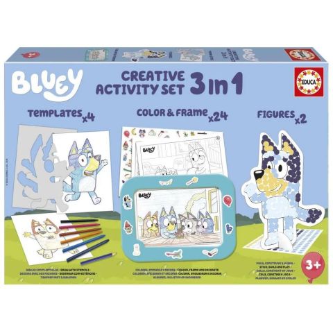 ACTIVIDADES CREATIVAS 3 EN 1 BLUEY EDUCA