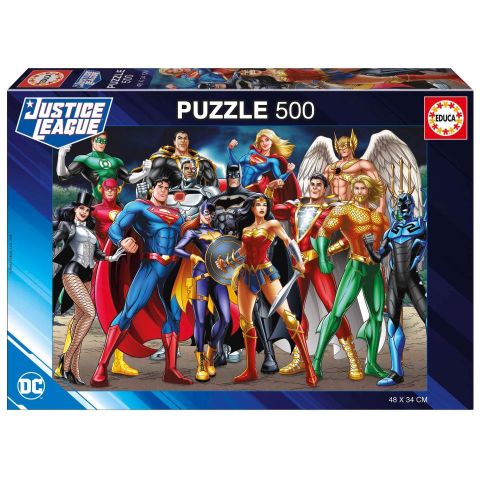 PUZZLE 50 PZAS LIGA DE LA JUSTICIA DC COMICS EDUCA