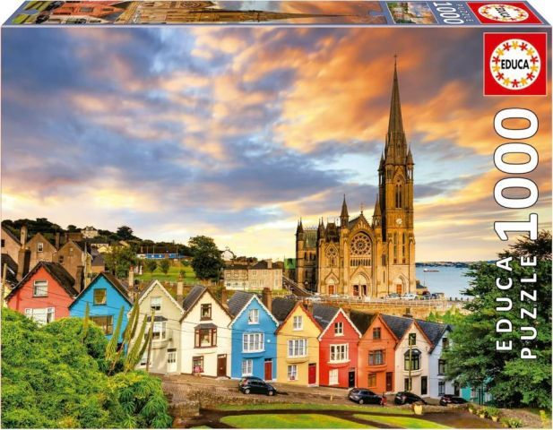 PUZZLE 1000 PZAS CATEDRAL DE COBH ,IRLANDA EUCA