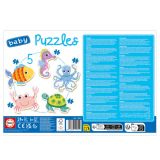 BABY PUZZLES ANIMALES ACUÁTICOS EDUCA