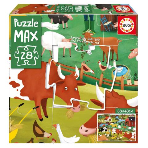 PUZZLE 28 PZAS MAX LA GRANJA EDUCA