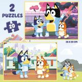 PUZZLE MALETA 2X20 PZAS BLUEY EDUCA