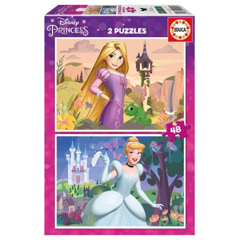 PUZZLE 2X48 PZAS DISNEY PRINCESS EDUCA