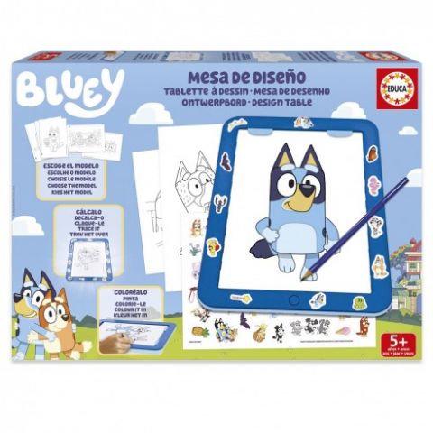 MESA DE DISEÑO DE BLUEY EDUCA 