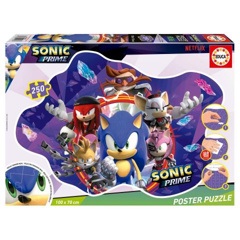 PUZZLE 250 PZAS POSTER SONIC PRIME EDUCA