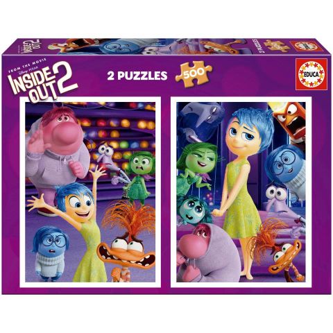 PUZZLE 2X500 PZAS INSIDE OUT 2 EDUCA