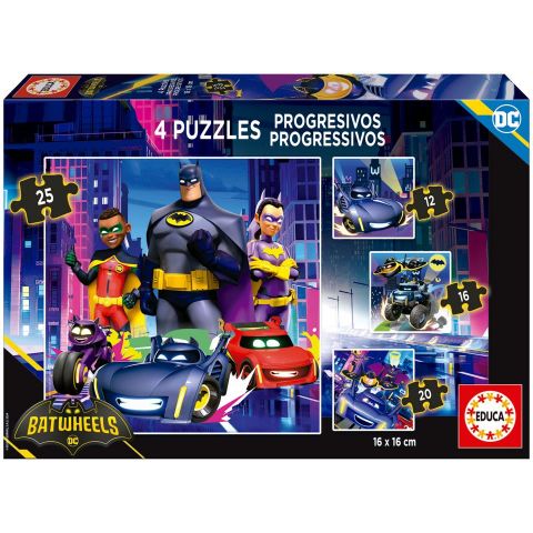 PUZZLE PROGRESIVO BATWHEELS (12,16,20,25) EDUCA