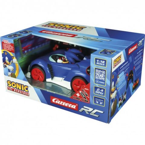 COCHE SONIC 1:18 TEAM RACING LUCES BATERÍA CARRERA