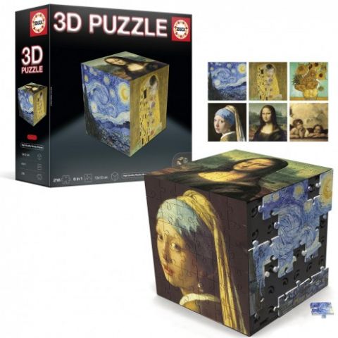 PUZZLE ARTS CUBE 3D EDUCA