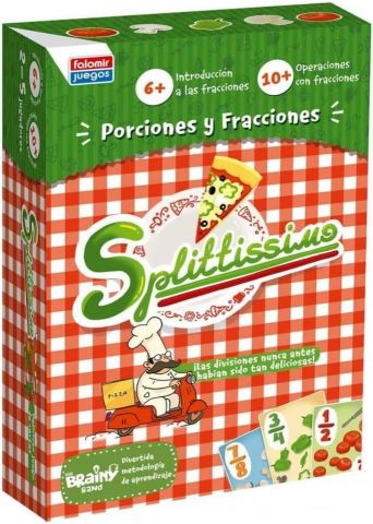 SPLITTISSIMO JUEGO PORCIONES Y FRACCIONES FALOMIR