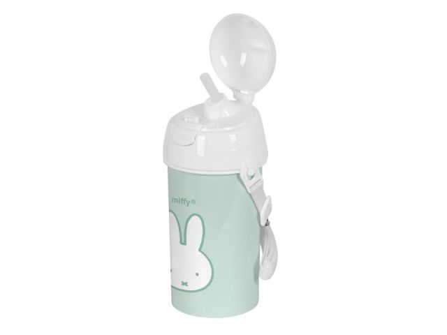 BOTELLA 500 ML APERT. AUTOMÁT. C/PAJITA MIFFY SAFT