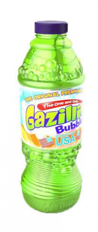 GAZILLION BOTELLA 1 LITRO POMPAS VERDE 