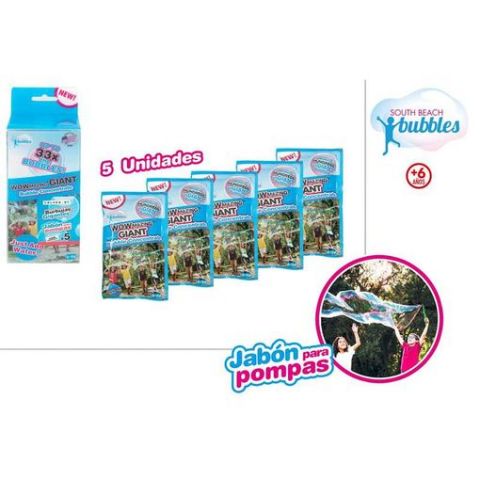 WOWMAZING PACK 5 DOSIS BURBUJAS GIGANTES COLORBABY