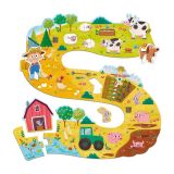 PUZZLE XXL LA GRANJA GOULA DISET