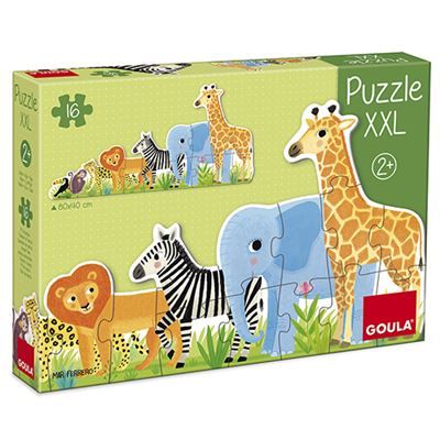 PUZZLE XXL SELVA DE PEQUEÑO A GRANDE GOULA