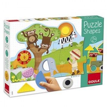 PUZZLES SHAPES FORMAS GEOMÉTRICAS ANIMALES GOULA