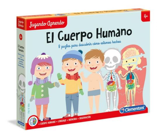 EL CUERPO HUMANO JUGANDO APRENDO CLEMENTONI