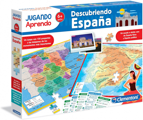 MAPA GEO DESCUBRIENDO ESPAÑA CLEMENTONI