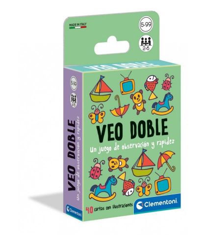 VEO DOBLE , CARTAS ,JUEGO DE OBSERVACIÓN CLEMENTON