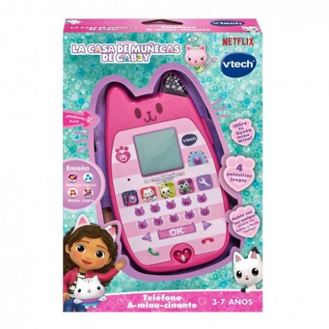 TELÉFONO A-MIAU-CINANTE GABBY DOLLHOUSE VTECH