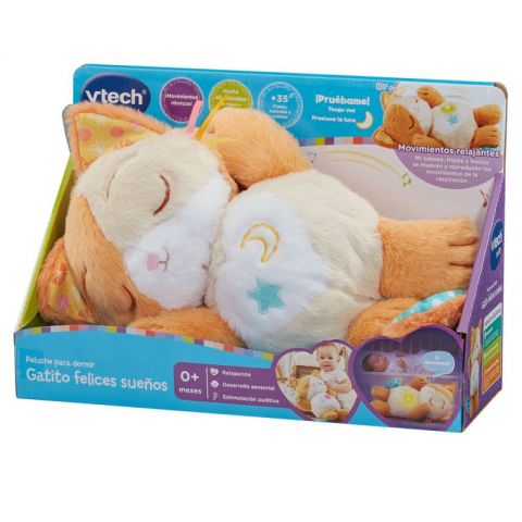 GATITO FELICES SUEÑOS PELUCHE VTECH