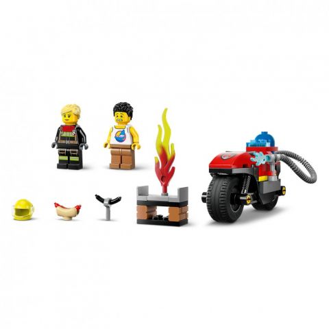 MOTO DE RESCATE DE BOMBEROS LEGO CITY