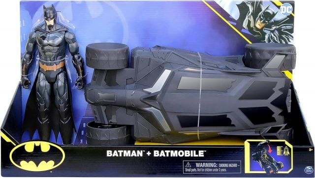 BATMOVIL Y FIGURA BATMAN 30 CM SPIN MASTER